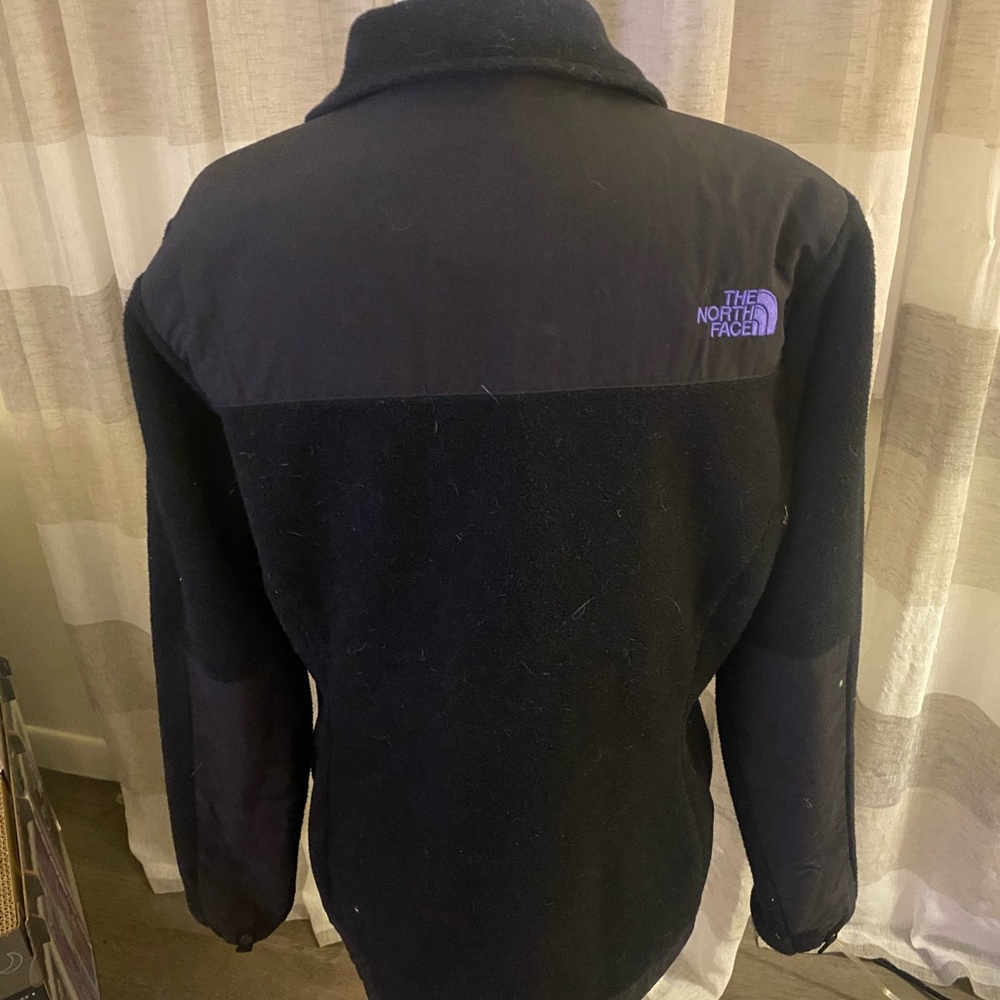 The North Face Black and Purple Fleece Coat - Picture 9 of 12